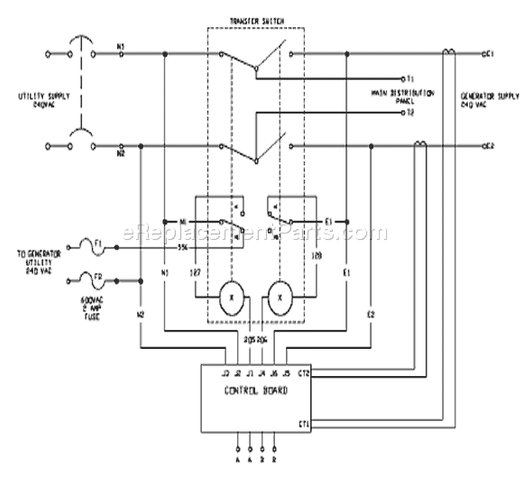 Page C Diagram and Parts List for 071011-0  Briggs and Stratton Generator